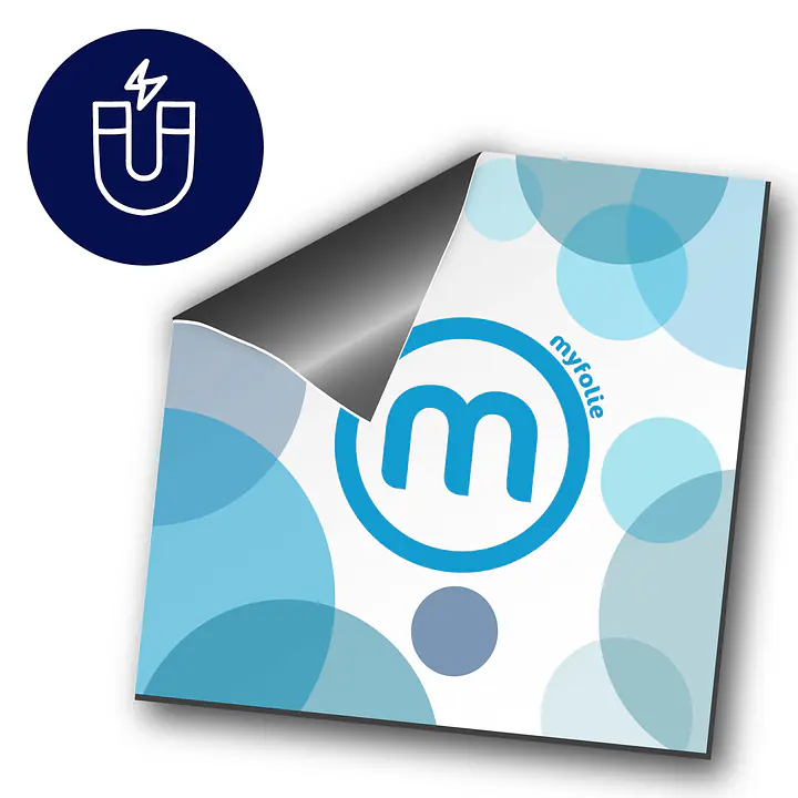 Magnetfolie mit Digitaldruck - Master