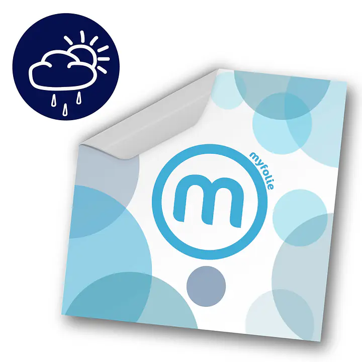 Polymere Klebefolie mit Digitaldruck - Master