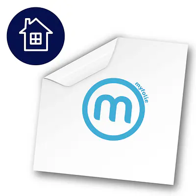 Monomere Klebefolie mit Digitaldruck primary image