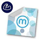 Stark haftende Klebefolie mit Digitaldruck - Master