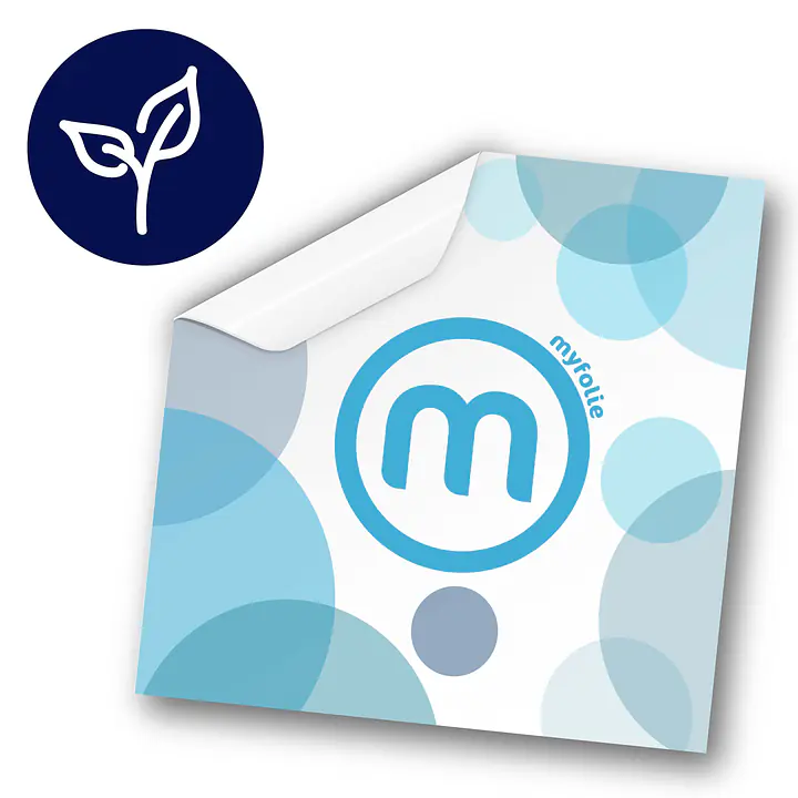 PVC-freie monomere Klebefolie mit Digitaldruck - Master