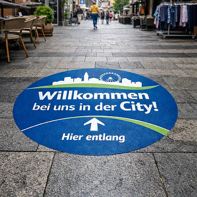 Bodenaufkleber (indoor & outdoor) secondary image