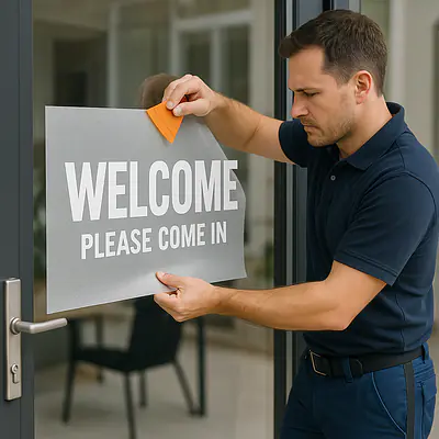 Klebeschrift für Schaufenster & Fenster secondary image