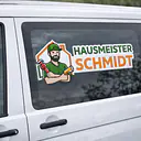 Aufkleber für Fahrzeugscheiben - Master