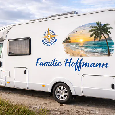 Wohnwagen & Caravan Aufkleber Druck secondary image