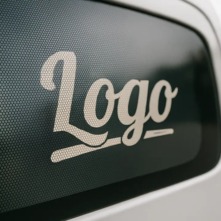 Película perfurada para vidro traseiro com impressão - Master