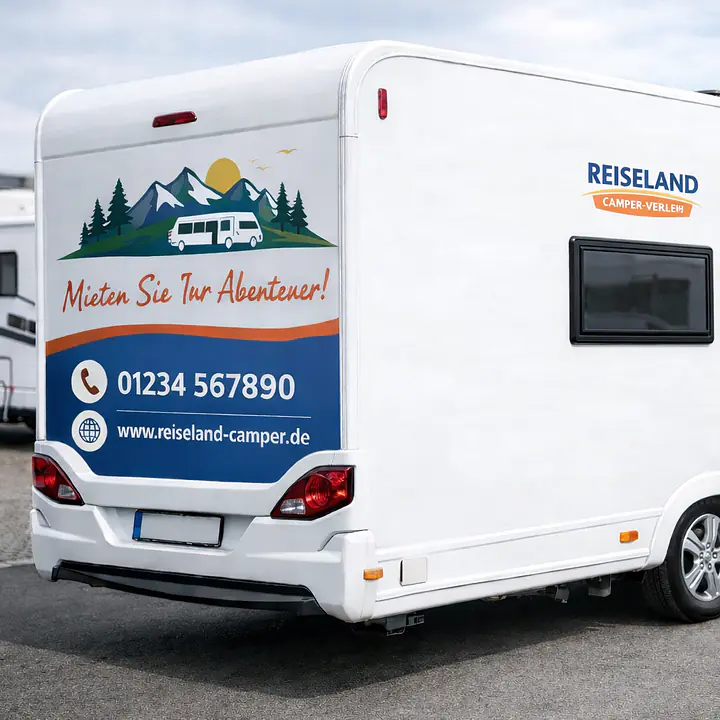 Wohnwagen & Caravan Aufkleber Druck - Master