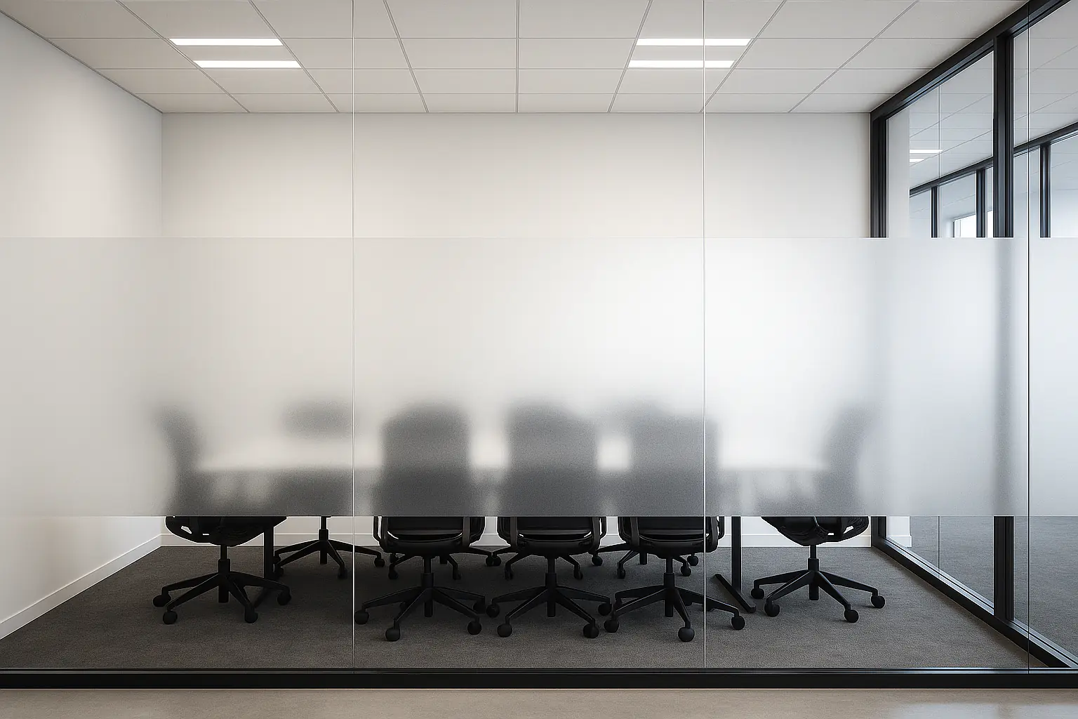 frosted glass conference