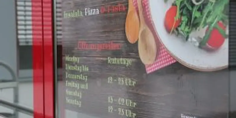 Werbung mit Lochfolien