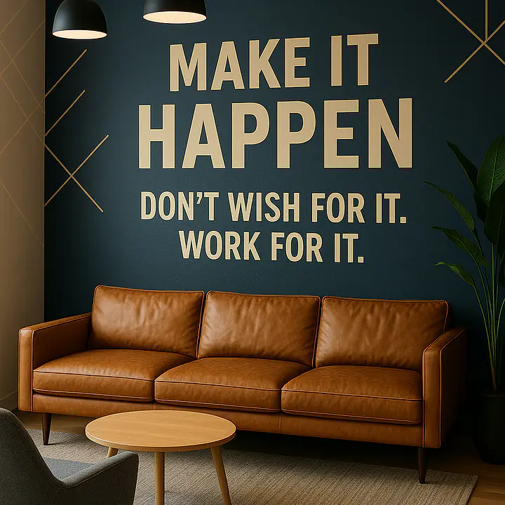 Wandtattoo Schriftzug individuell - Master