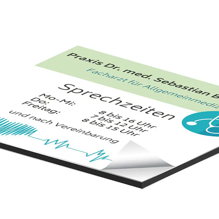 Alu-Verbundplatte mit Digitaldruck - Master