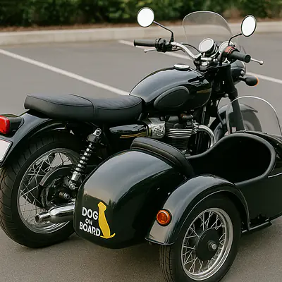 Motorrad Aufkleber mit Motivdruck secondary image