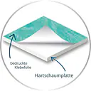 PVC-Schild mit Digitaldruck - Master