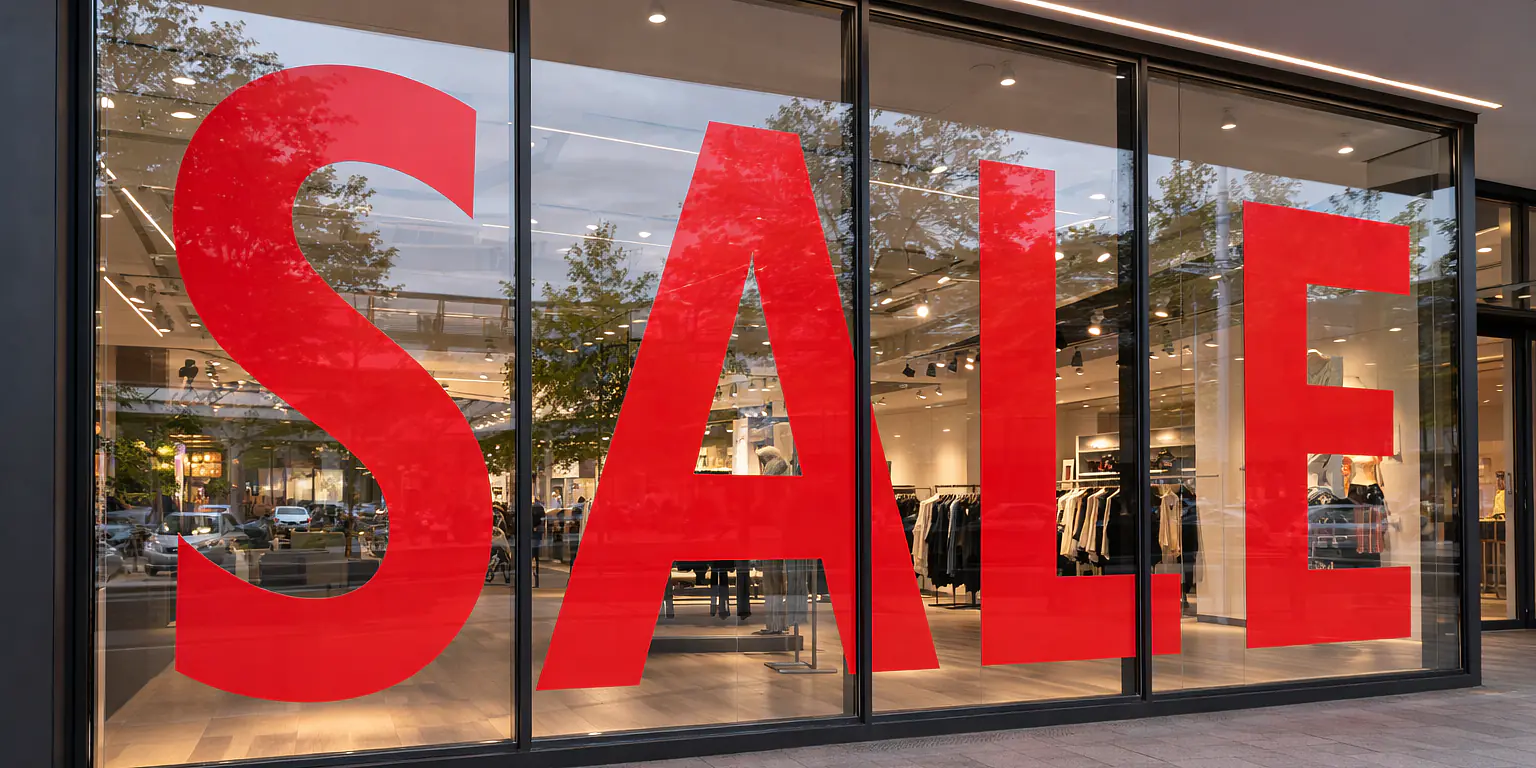 Große Klebebuchstaben für Schaufenster: Auswahl, Gestaltung und Montage im Überblick