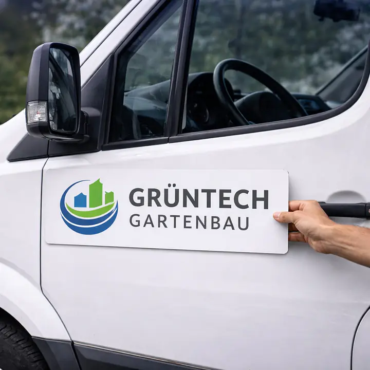 Pegatinas magnéticas para coches de empresas - Master