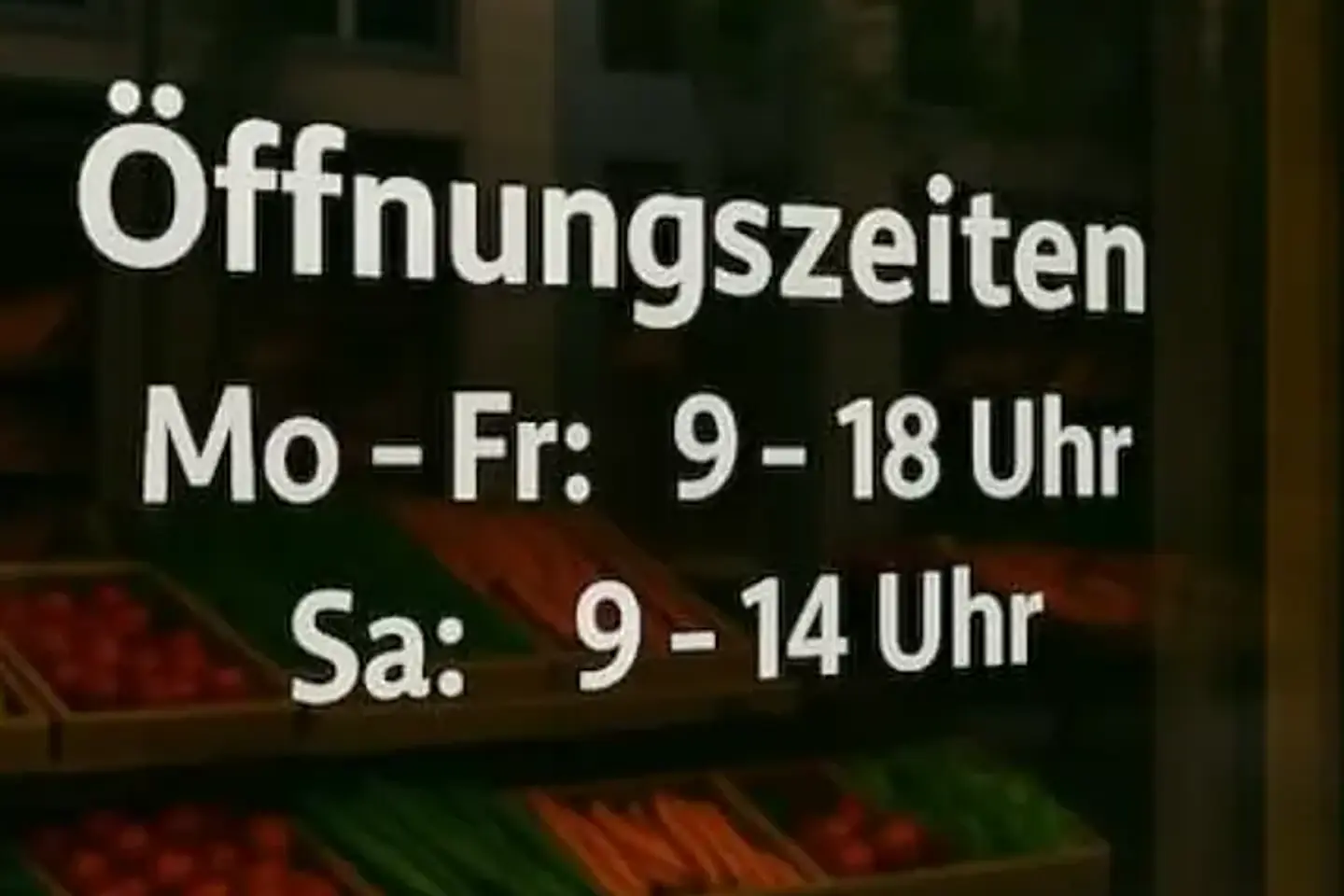 Klebeschrift fur Schaufenster & Fenster