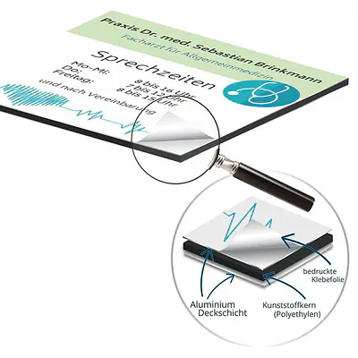 Alu-Verbundplatte mit Digitaldruck primary image