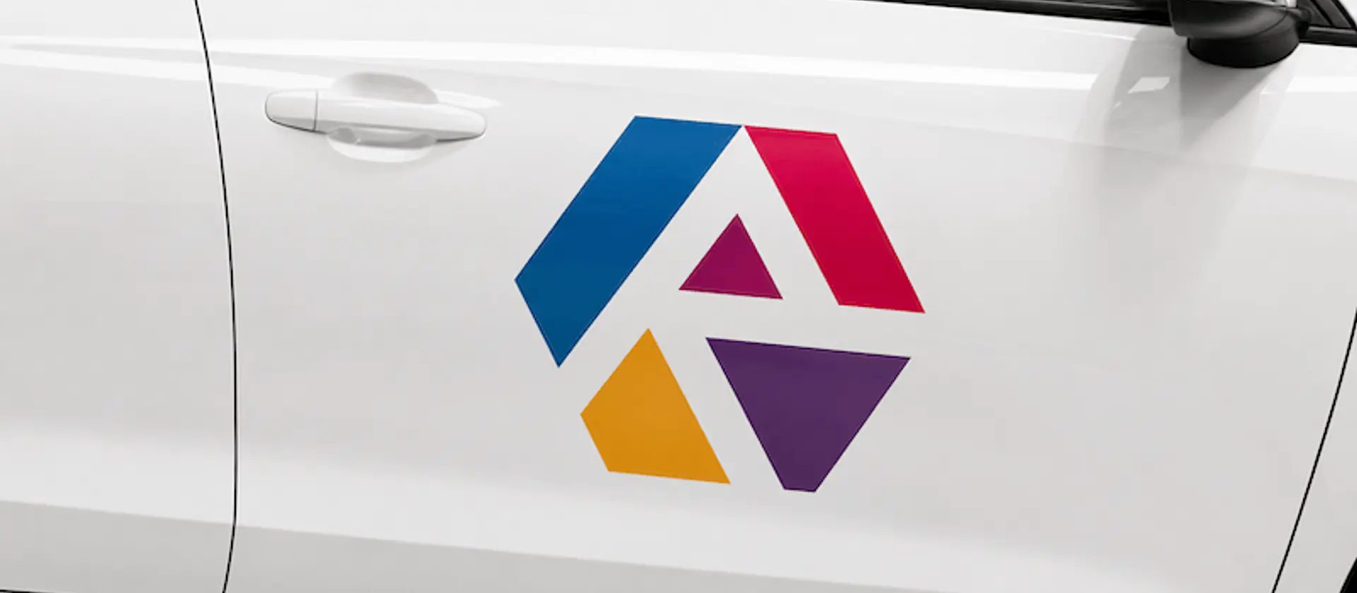 car sticker closeup