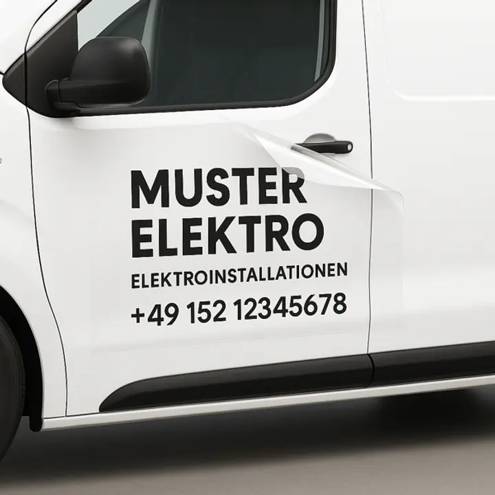 Rotulación de vehículos como letras adhesivas - Master