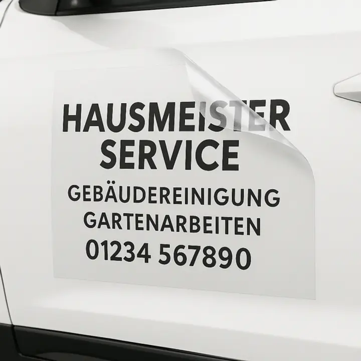 Rotulación de vehículos como letras adhesivas - Master