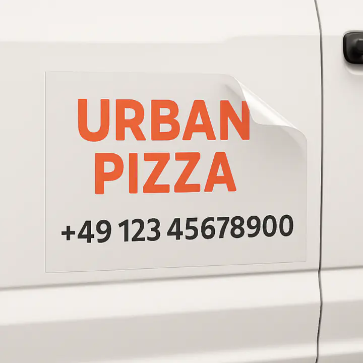 Rotulación de vehículos como letras adhesivas - Master