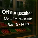 Klebeschrift für Schaufenster & Fenster - Master