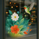 Adesivo per vetrine con stampa bianca - Master