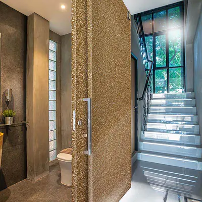 Film adhésif pailleté pour meubles