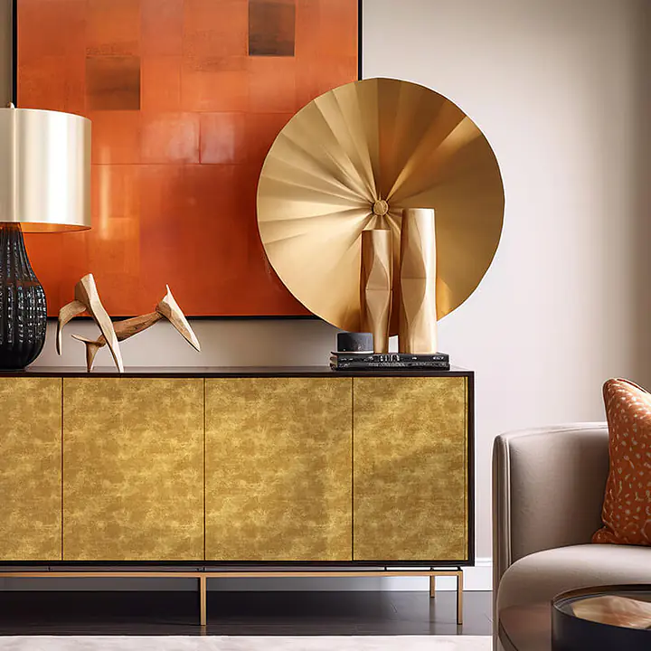 Möbelfolie Metall Gebürstet - Material: 606, Rollenbreite (cm): 122 und Rollenlänge (meter): 9