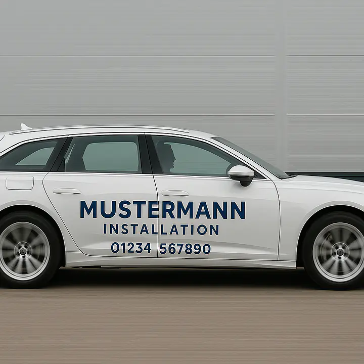 Rotulación de vehículos como letras adhesivas - Master