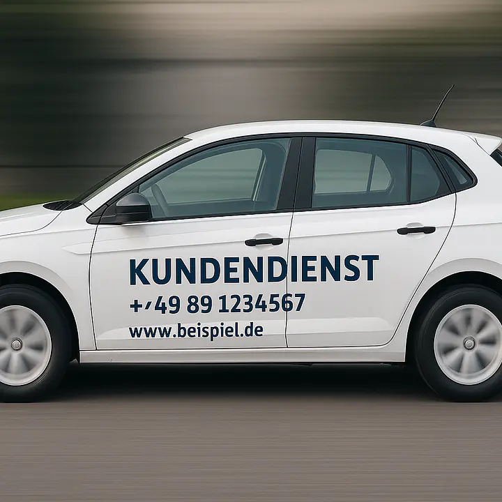 Rotulación de vehículos como letras adhesivas - Master