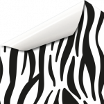Zebra Tier Wandtattoo